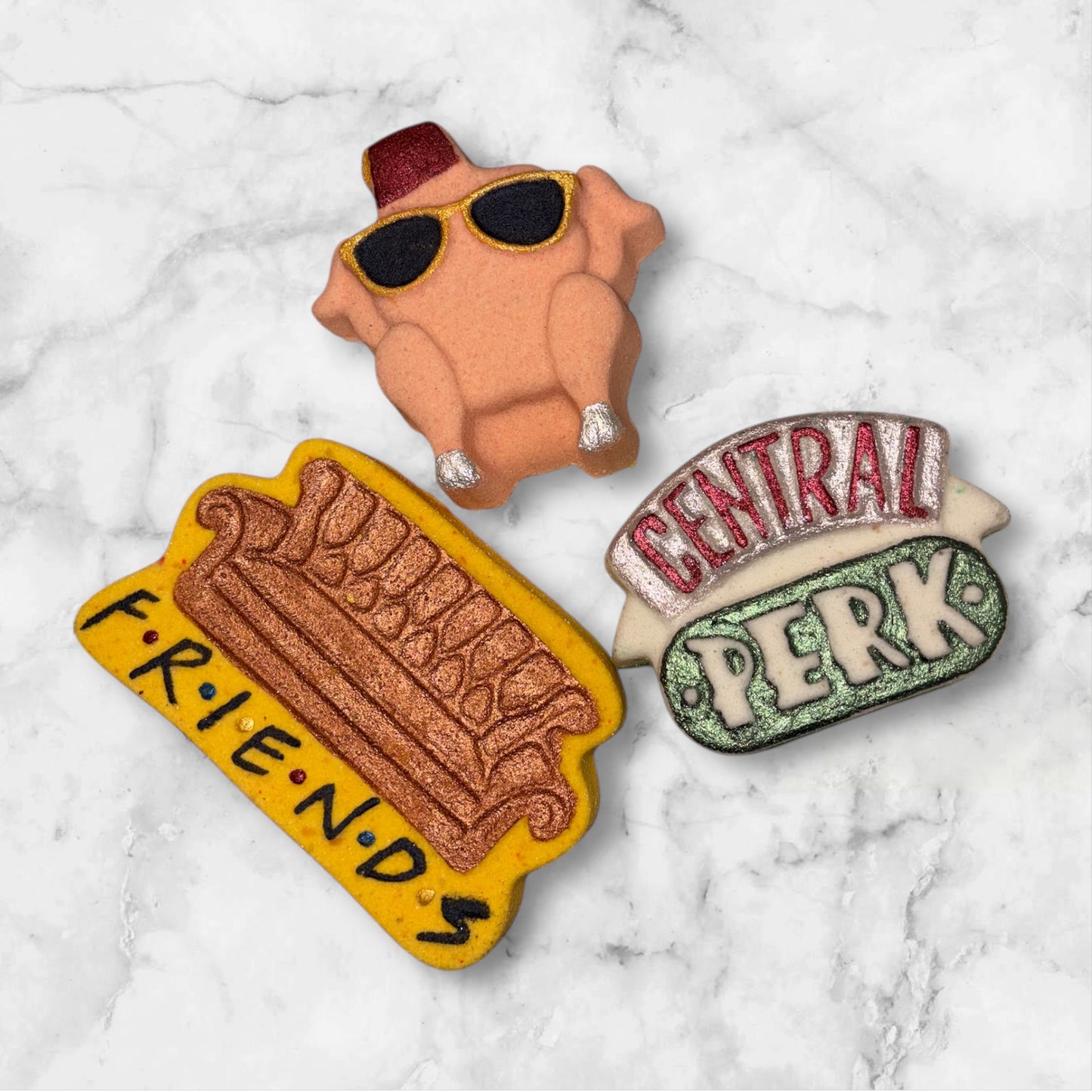 Central soak bath bomb trio