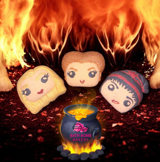 Witchy Sisters Bath bomb Trio