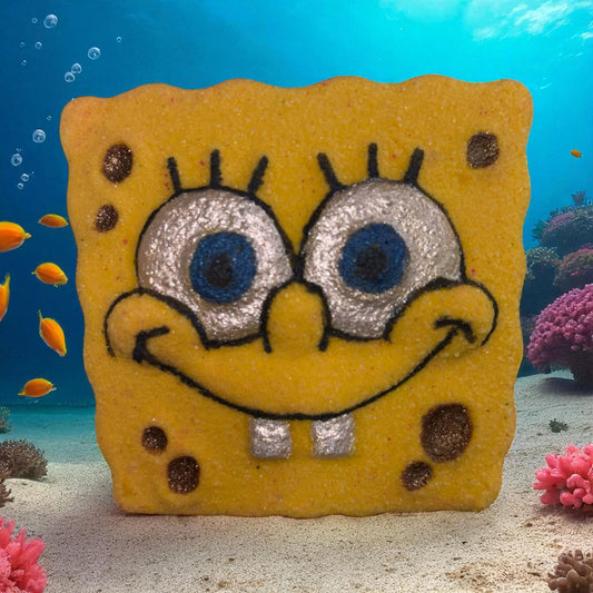 Rhubarb & Custard Sponge boy Bath Bomb