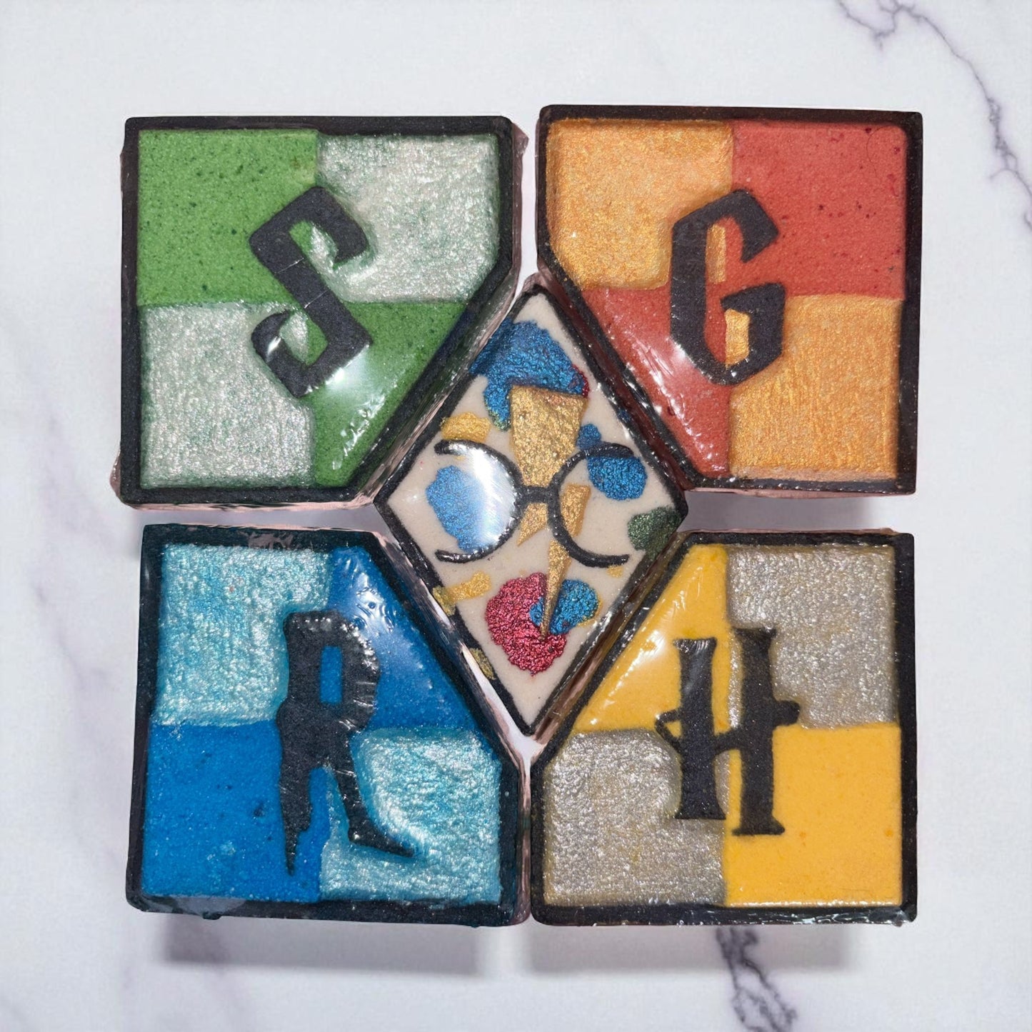 The wizard house bath bomb puzzle set