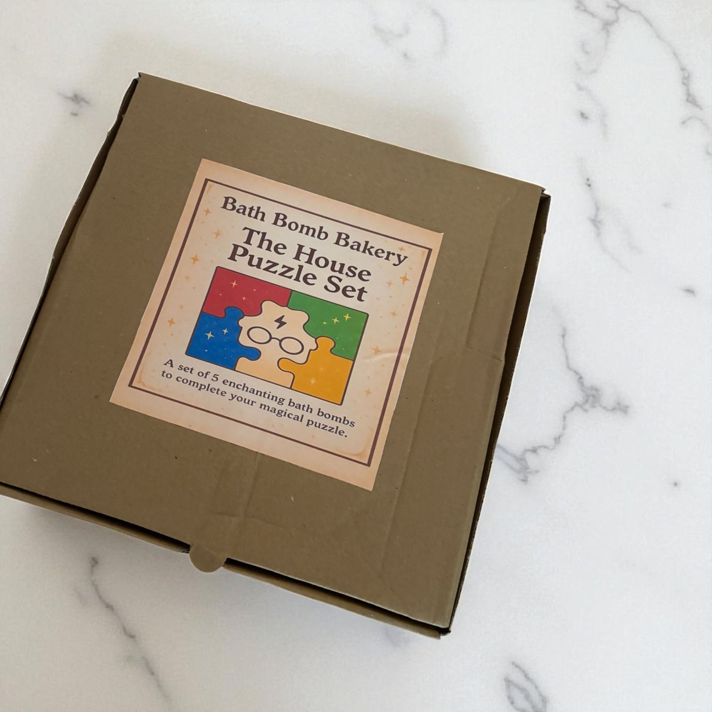 The wizard house bath bomb puzzle set