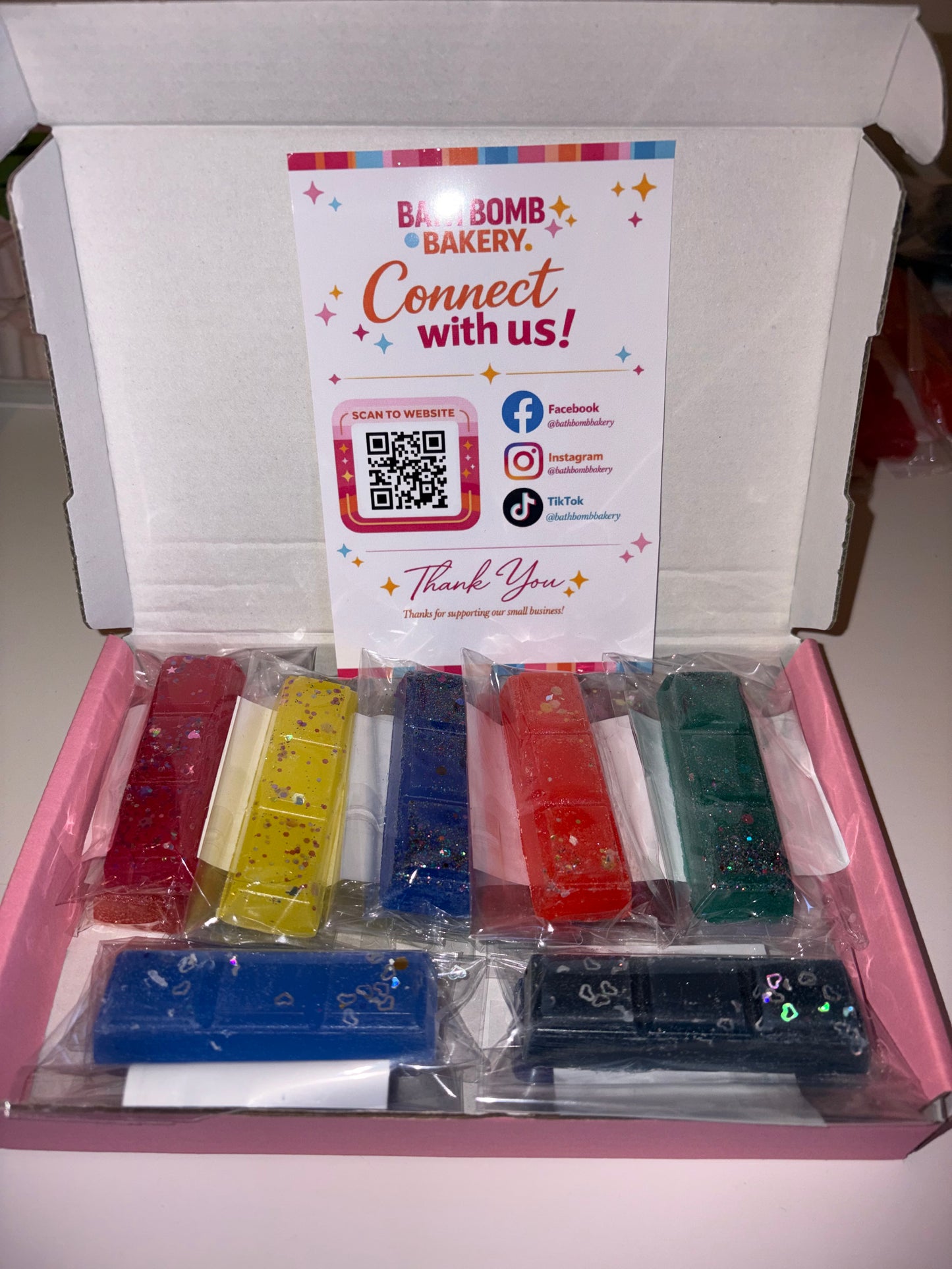 15 wax melt samples box
