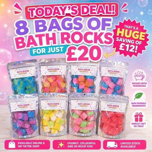 8 Bags of Bath Rocks for £20 – Massive £12 Saving!
