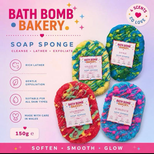 150g Soap Sponge – Assorted Scents