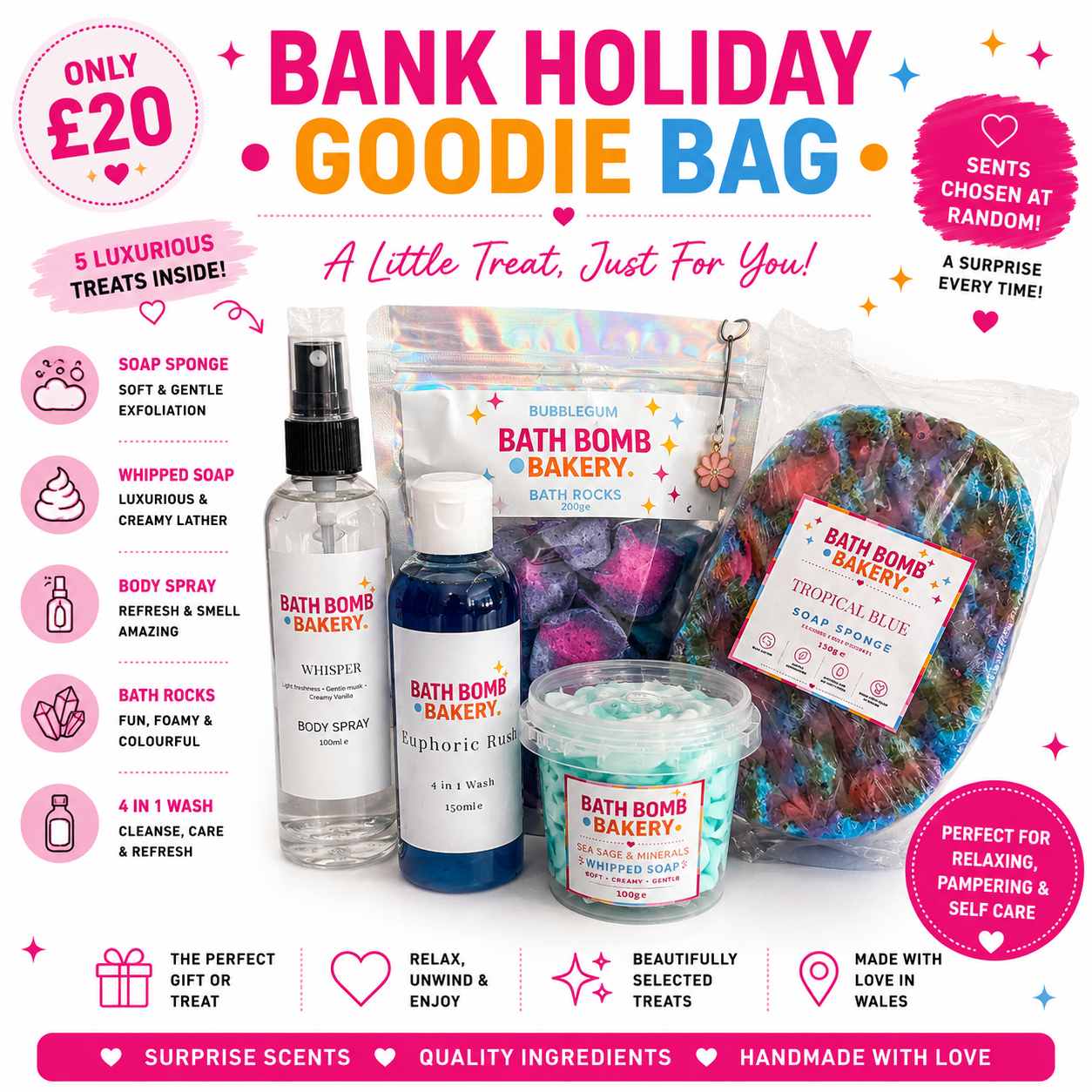 Bank holiday goodie bag
