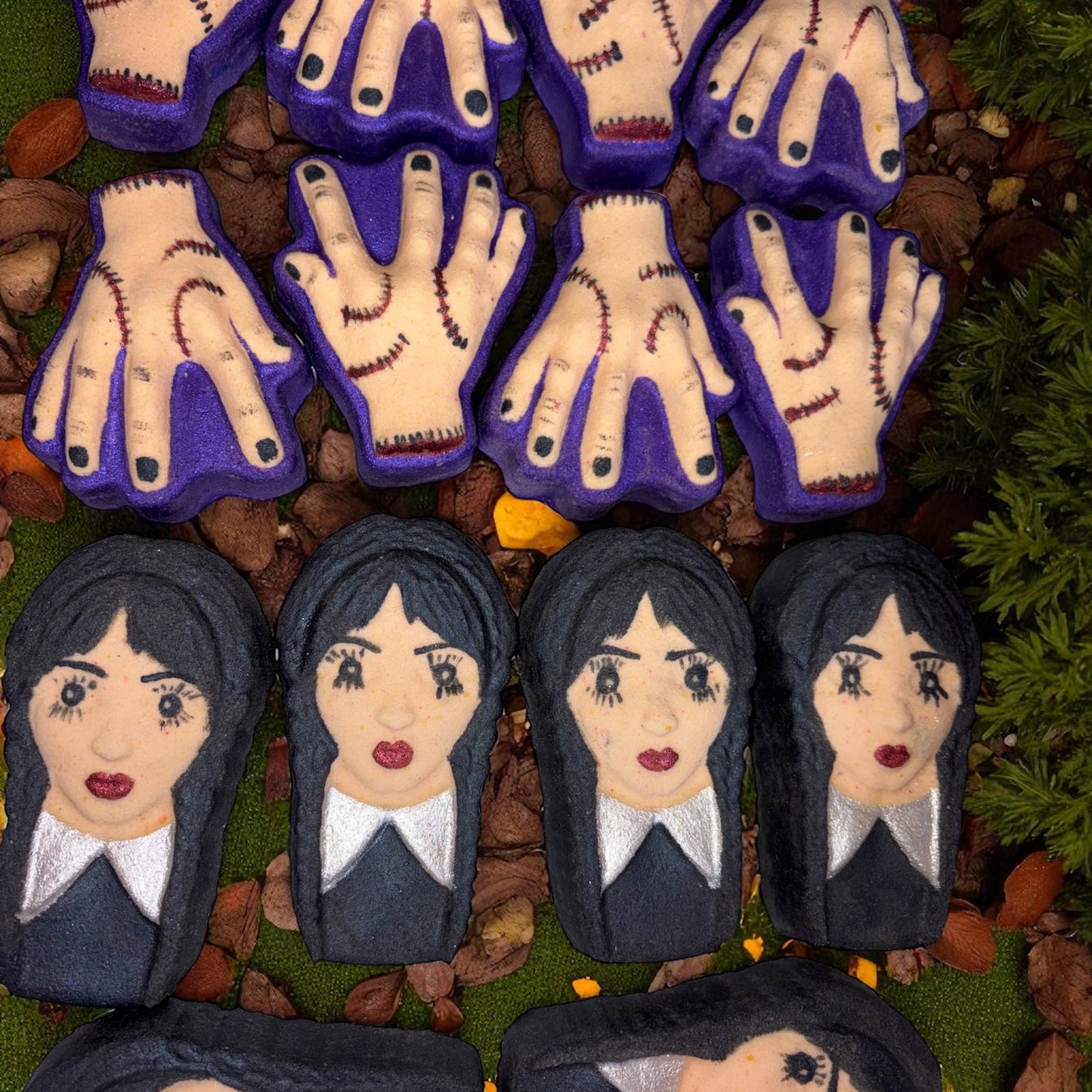 Dark duo bath bomb set