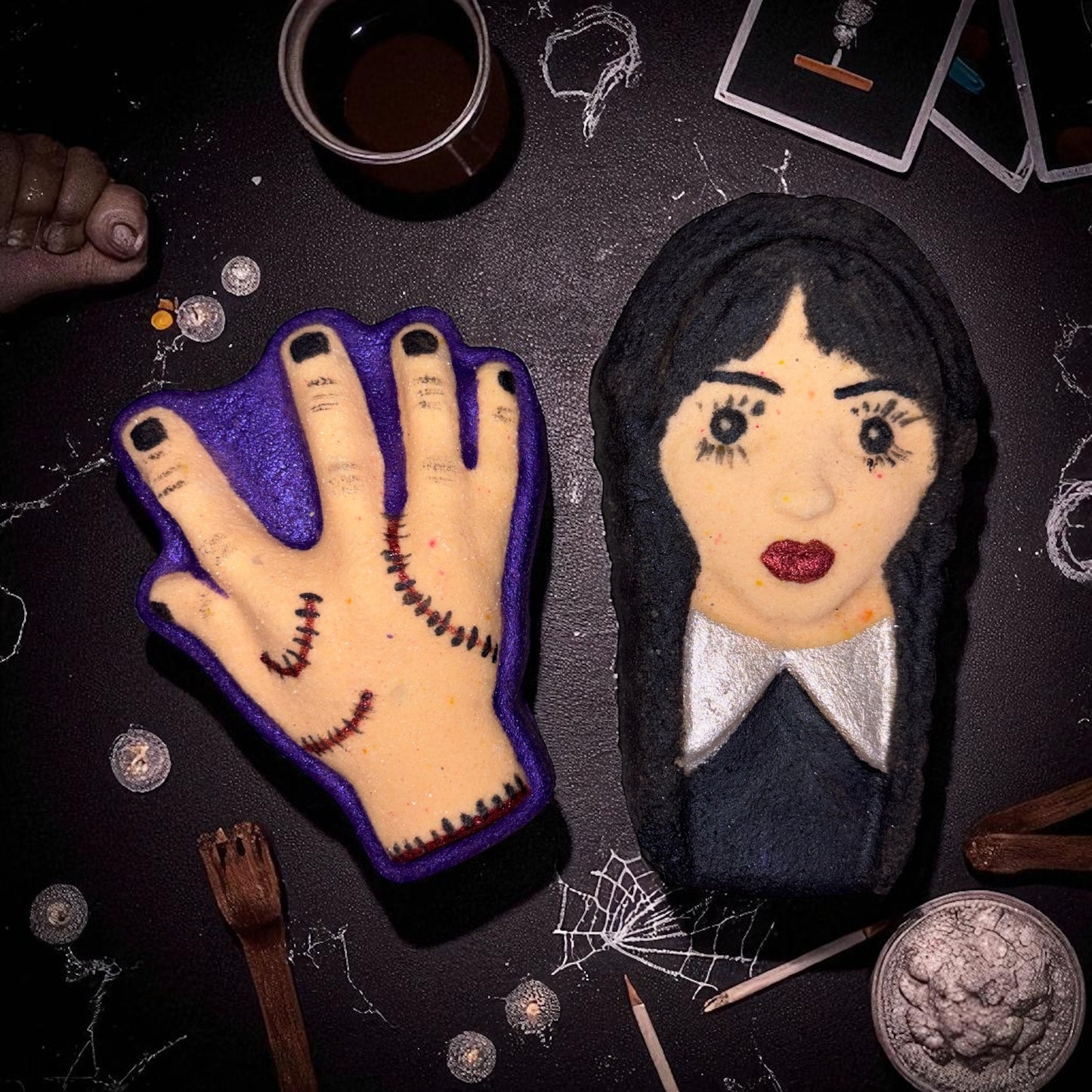 Dark duo bath bomb set