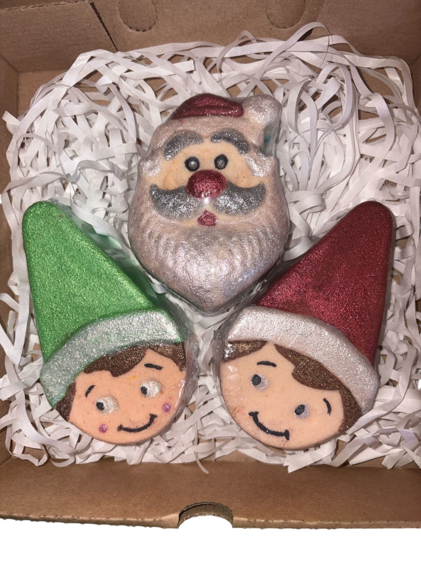 Santa's little helpers bath bomb set for 3.